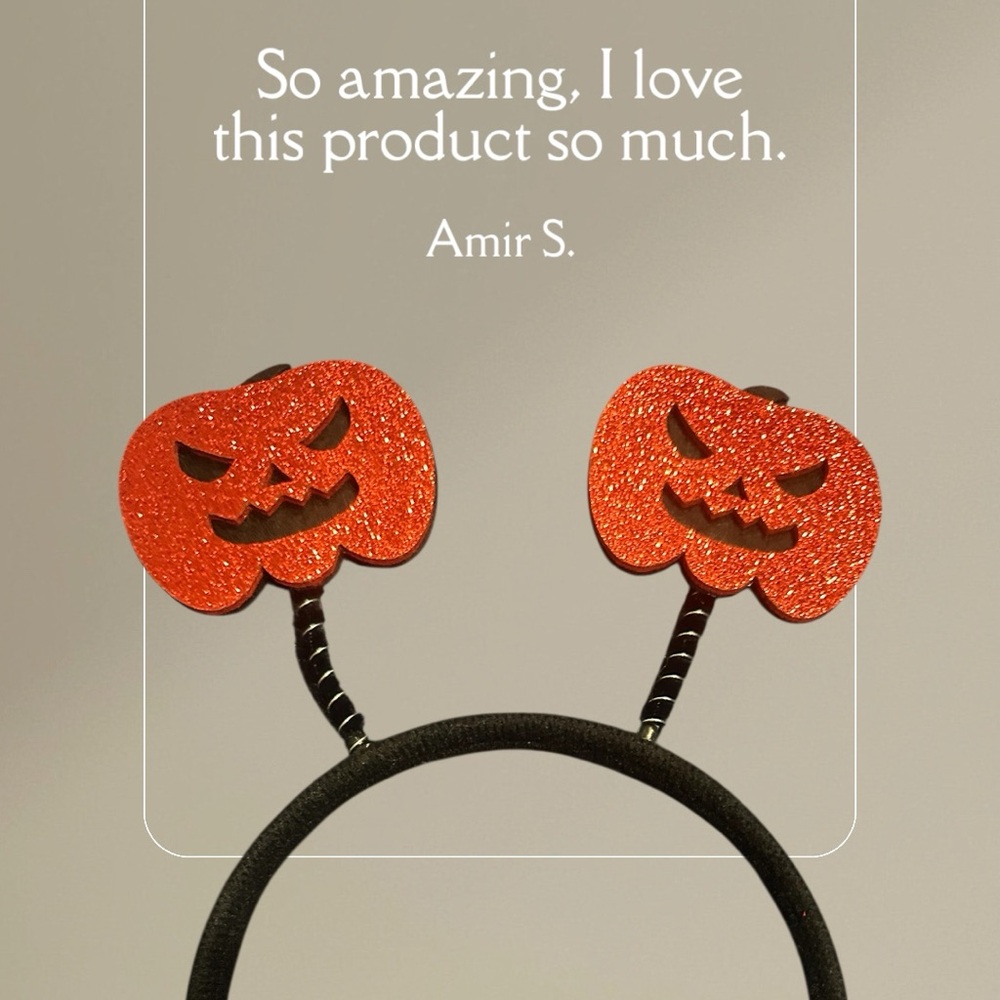 Halloween Pumpkin Headband for Kids